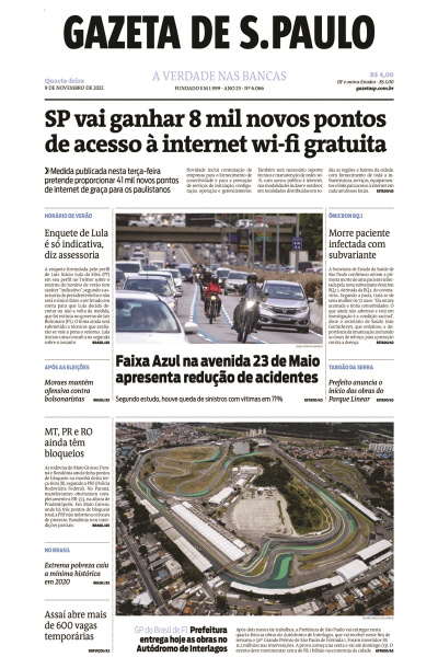 Gazeta de S. Paulo – Edição de 09 de novembro de 2022