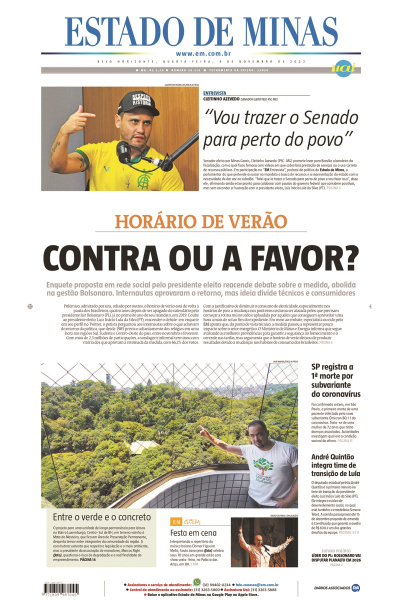 Estado de Minas - Edição de 09 de novembro de 2022