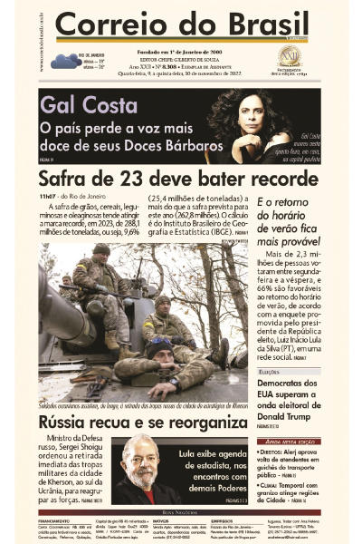 Correio do Brasil – Edição de 09 e 10 de novembro de 2022