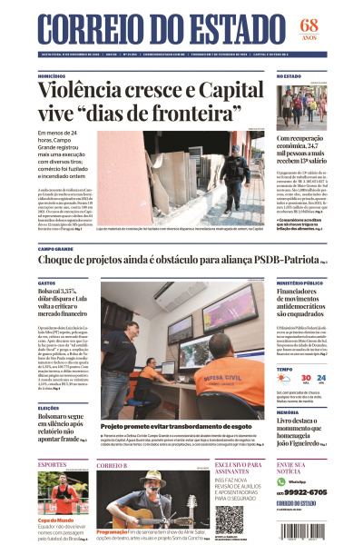 Correio do Estado - Edição de 11 de novembro de 2022