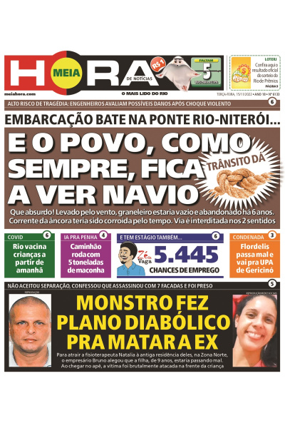 Meia Hora - Edição de 15 de novembro de 2022