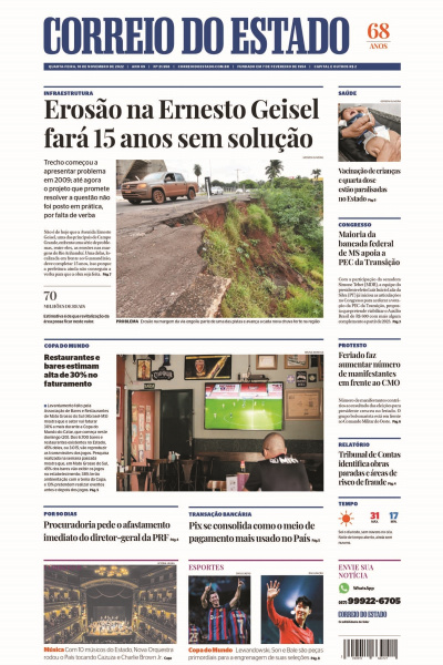 Correio do Estado - Edição de 16 de novembro de 2022