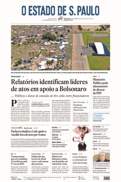 Estadão - Edição de 16 de novembro 2022