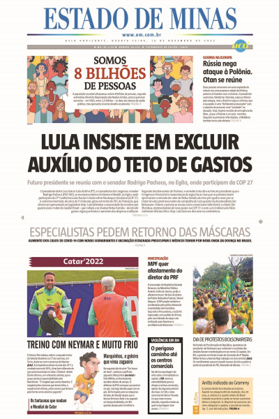 Estado de Minas - Edição de 16 de novembro de 2022