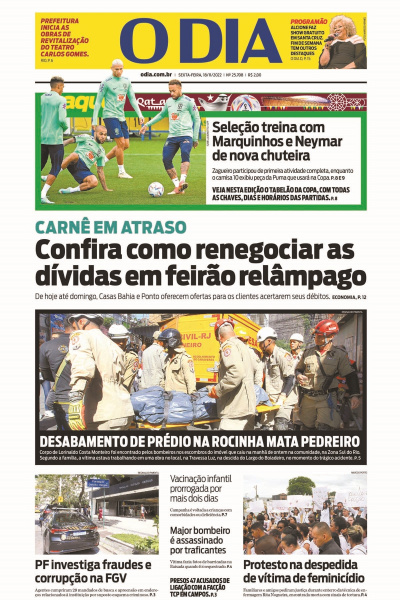 O DIA - Edição de 18 de novembro de 2022