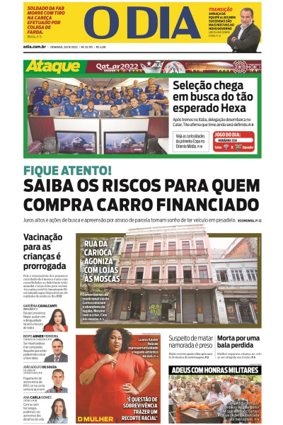 O DIA - Edição de 20 de novembro de 2022