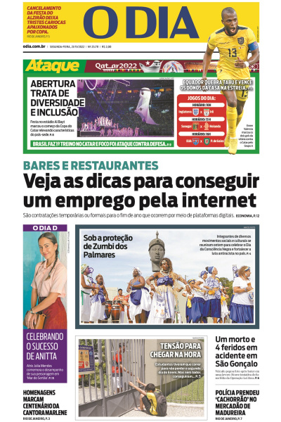 O DIA - Edição de 21 de novembro de 2022