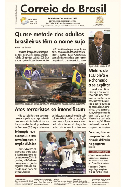 Correio do Brasil – Edição de 21 e 22 de novembro de 2022