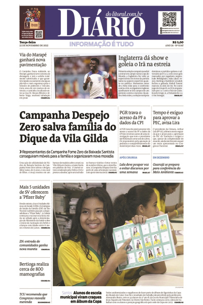 Diário do Litoral – Edição de 22 de novembro de 2022