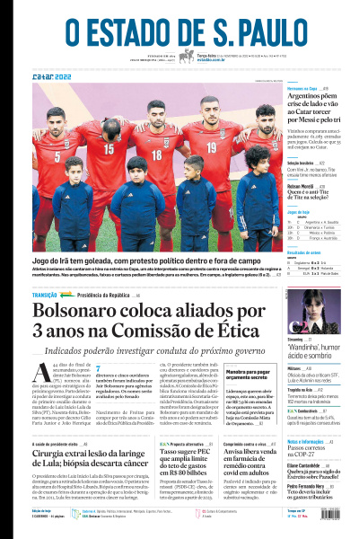 Estadão - Edição de 22 de Novembro de 2022