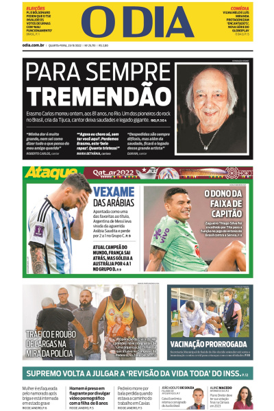 O DIA - Edição de 23 de novembro de 2022