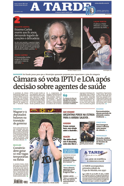 A TARDE - Edição de 23 de novembro de 2022