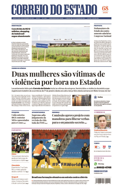 Correio do Estado - Edição de 24 de novembro de 2022