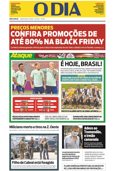 O DIA - Edição de 24 de novembro de 2022