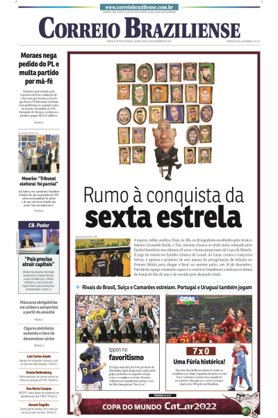 Correio Braziliense - Edição de 24 de novembro de 2022