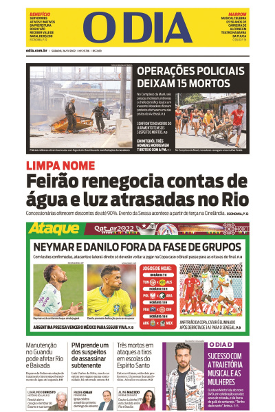 O DIA - Edição de 26 de novembro de 2022