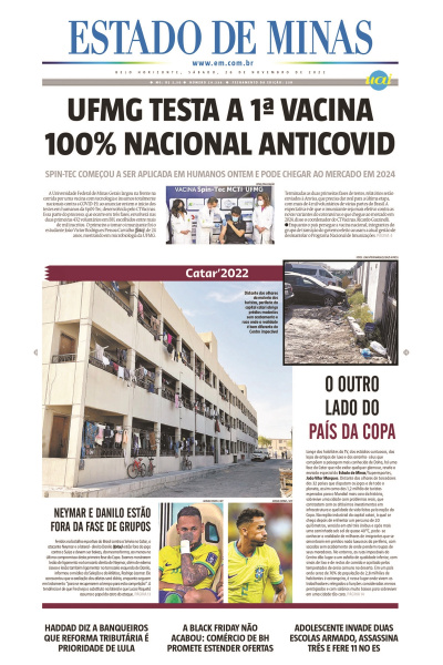 Estado de Minas - Edição de 26 de novembro de 2022