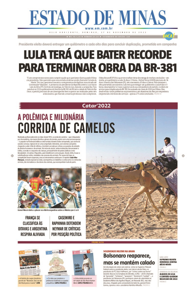 Estado de Minas - Edição de 27 de novembro de 2022