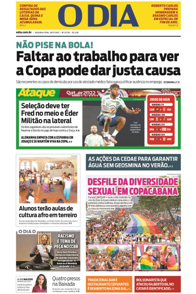 O DIA - Edição de 28 de novembro de 2022
