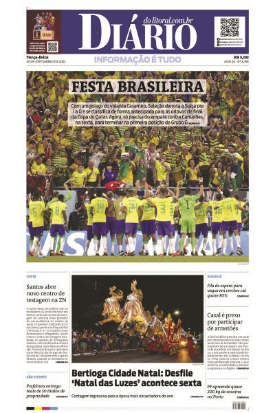 Diário do Litoral – Edição de 29 de novembro de 2022