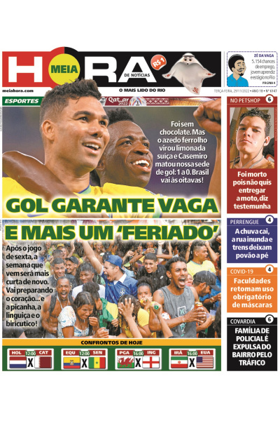 Meia Hora - Edição de 29 de novembro de 2022