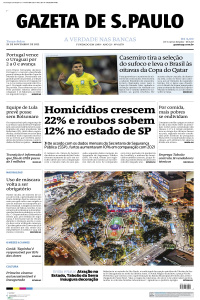 Gazeta de S. Paulo – Edição de 29 de novembro de 2022