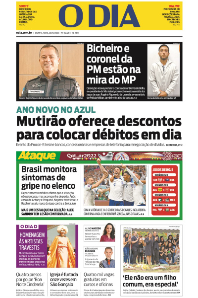 O DIA - Edição de 30 de novembro de 2022