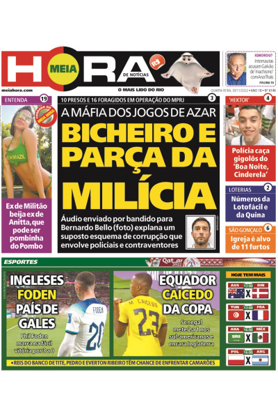 Meia Hora - Edição de 30 de novembro de 2022
