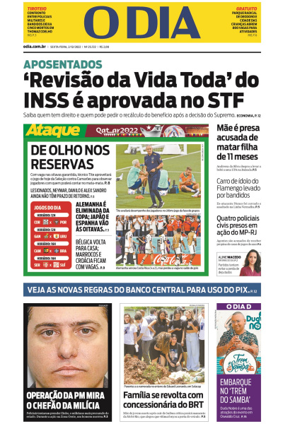 O DIA - Edição de 02 de dezembro de 2022