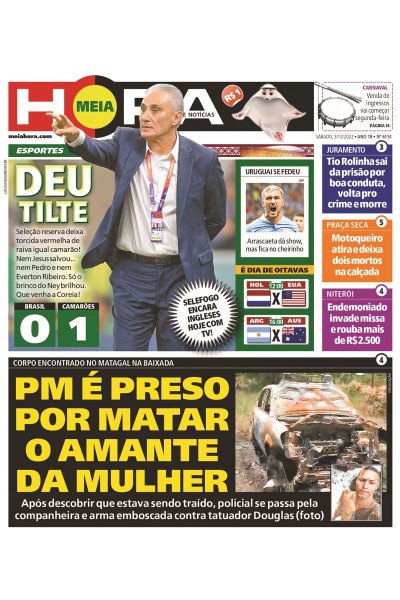 Meia Hora - Edição de 03 de dezembro de 2022