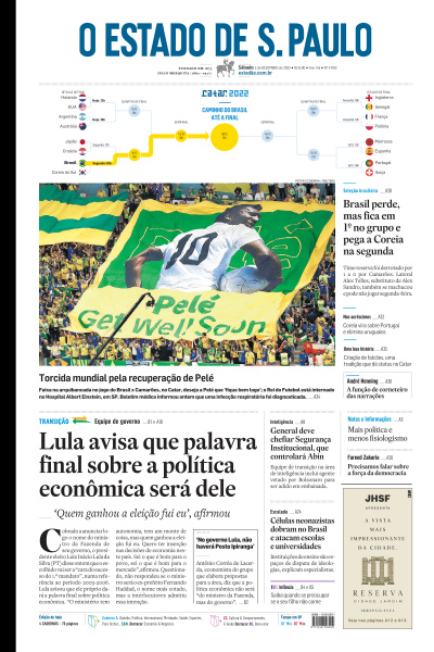 Estadão - Edição de 03 de Dezembro de 2022