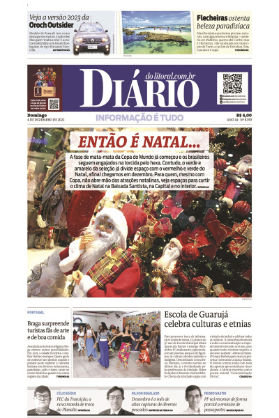 Diário do Litoral – Edição de 04 de dezembro de 2022