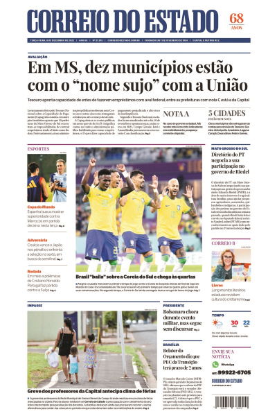 Correio do Estado - Edição de 06 de dezembro de 2022
