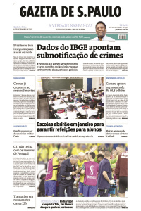 Gazeta de S. Paulo – Edição de 8 de dezembro de 2022