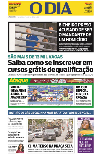 O DIA - Edição de 08 de dezembro de 2022