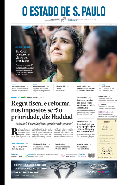 Estadão - Edição de 10 de Dezembro de 2022