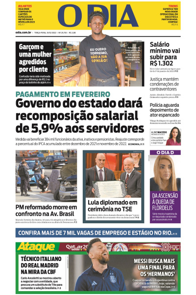 O DIA - Edição de 13 de dezembro de 2022