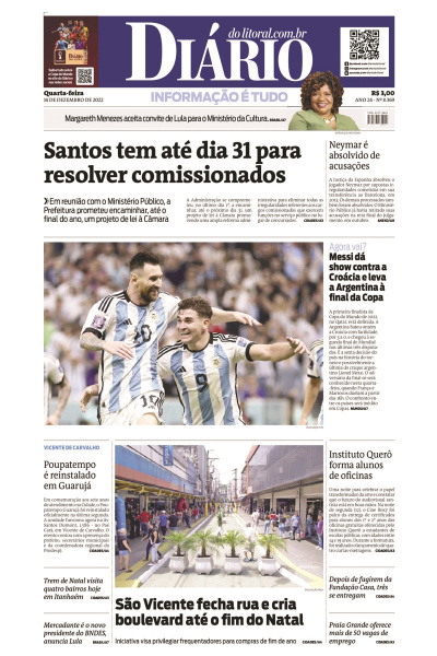 Diário do Litoral – Edição de 14 de dezembro de 2022