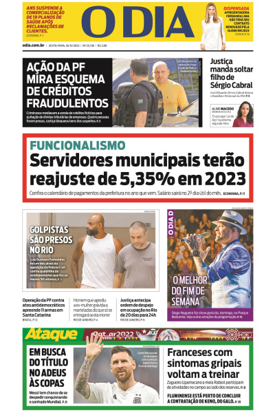 O DIA - Edição de 16 de dezembro de 2022
