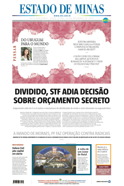Estado de Minas - Edição de 16 de dezembro de 2022