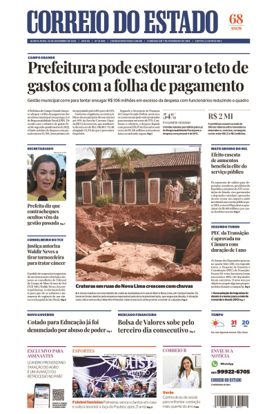 Correio do Estado - Edição de 22 de dezembro de 2022