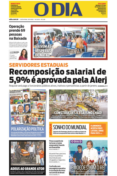 O DIA - Edição de 23 de dezembro de 2022