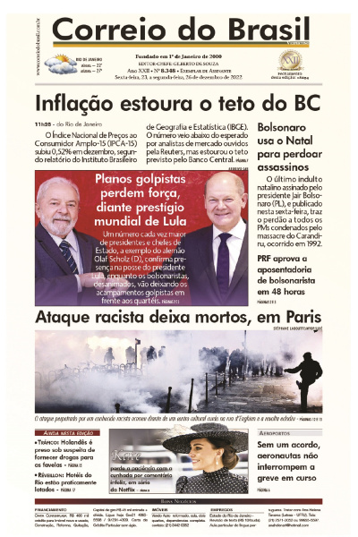 Correio do Brasil – Edição de 23 a 26 de dezembro de 2022