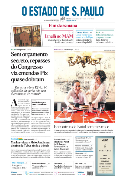 Estadão - Edição de 24 de Dezembro de 2022