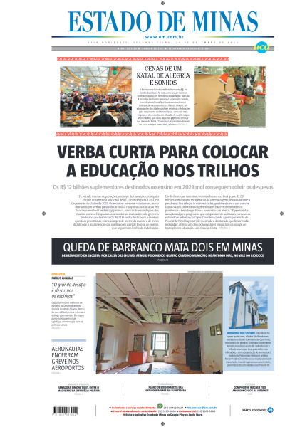Estado de Minas - Edição de 26 de Dezembro de 2022