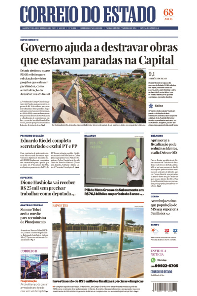 Correio do Estado - Edição de 28 de dezembro de 2022