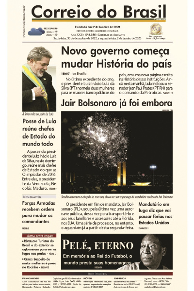 Correio do Brasil – Edição de 30 de dezembro de 2022 a 02 de janeiro de 2023