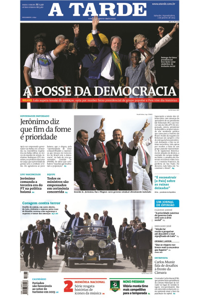 A TARDE - Edição de 02 de janeiro de 2023