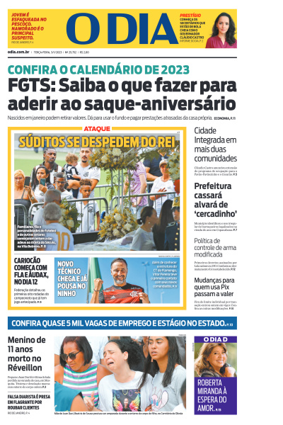 O DIA - Edição de 03 de Janeiro de 2023
