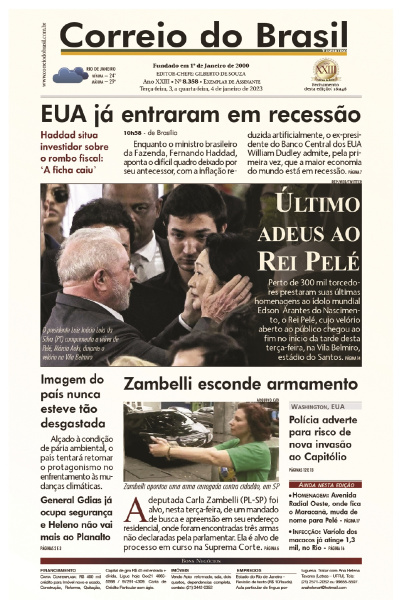 Correio do Brasil – Edição de 03 a 04 de janeiro de 2023
